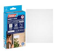 tesa INSECT STOP H&L Fly Screen Premium for Windows - mosquitera con cinta fuerte, removible sin residuos, corte a medida - 100 x 100 cm - blanco (privacidad ligera)