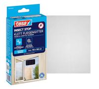 tesa Malla mosquitera Insect Stop STANDARD, Autoadhesiva, Recortable, Gris Antracita 110 x 130 cm