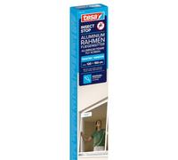 tesa INSECT STOP Mosquitera con marco de aluminio, ventanas | Mosquitera duradera con malla Clear View, marco de aluminio y montaje un 30 % más rápido