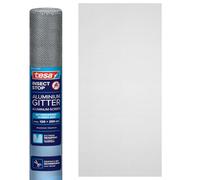 tesa INSECT STOP Rollo de recambio de aluminio - 120 x 250 cm - Antracita | Rollo de recambio para ventanas y puertas - mosquitera transparente de aluminio - recortable y muy resistente a desgarros