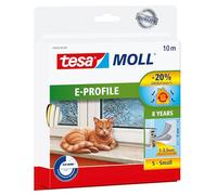 tesa Cinta aislante INSULATION S – sello caucho autoadhesivo ventanas/puertas Blanco 10 m 9×4 mm
