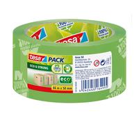Tesa - Juego de 6 cintas adhesivas para embalar Tesapack Eco & Strong, 50 mm x 66 m