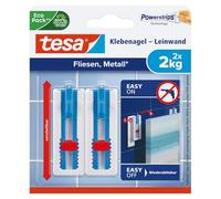 Tesa Lienzo adhesivo para uñas para azulejos metal, blanco, 2 kg (77768-00000-00)