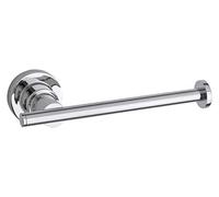tesa LUUP - Portarrollos para Papel Higiénico - Montaje sin Agujeros - Alta Fuerza de Fijación hasta 6 Kg con Tecnología Power.Kit - 50 x 175 x 70 mm - Cromado