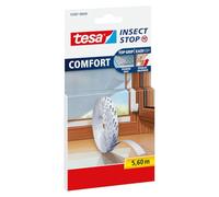 Tesa Mosquitera de recambio autoadhesiva 55387 Blanca 5,6 m