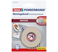 tesa Powerbond Interiores: cinta de doble cara 1,5m x 19mm