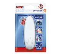 Tesa powerstrips ganchos adhesivos ovalados xl - colgadores con fijaci