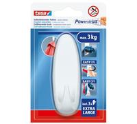 Tesa Ganchos adhesivos Powerstrips ovalados XL