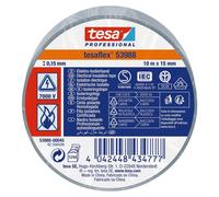TESA Professional, 1 unidad, , PVC, 7000 V, 25 metros, 19 mm