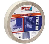 tesa Professional Cinta antideslizante - 15 m x 25 mm - Transparente | Cinta antideslizante para interiores y exteriores - Aporta mayor seguridad en escaleras, escaleras de mano y suelos lisos