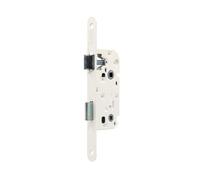 TESA R201B5S erradura de seguridad monopunto R201B de 3 bulones, sin cilindro, entrada 50 mm, escudo E700L, acabado hierro latonado