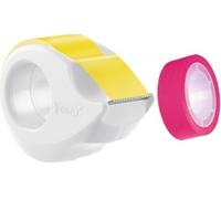 TESA TAPE, S.A. Tesafilm Neon 10mx19mm Amarillo/Rosa con mini dispensador (14 rollos)