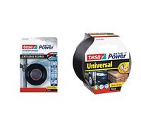 tesa TE56064-00005-00 Cinta de reparación autosoldante Extreme Repair + Extra Power Universal, Cinta Adhesiva Americana Reforzada