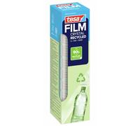 tesa Cinta adhesiva tesafilm CRYSTAL RECYCLED, transparente, soporte 90% PCR-PET, 8x10m x19mm