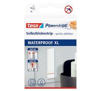 tesa Tiras impermeables de doble cara Powerstrips XL - 9 unidades | Tiras impermeables para cocina y bańo - autoadhesivas, con una capacidad de sujeción de hasta 3 kg