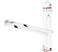tesa Toallero DELUXXE de 2 brazos cromado inoxidable autoadhesivo