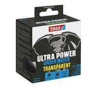 tesa Cinta adhesiva Ultra Power Under Water Transparent – Impermeable para piscinas, 1,5 m x 50 mm