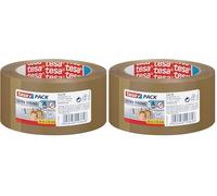 tesa Ultrastrong 57177-00000 Cinta Adhesiva, 66 x 50 mm, Marrón (Paquete de 2)