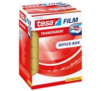 tesa Cinta autoadhesiva tesafilm transparente – Resistente – 66 m x 25 mm – 6 piezas