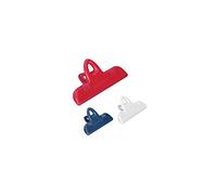 Tescoma 420762 - Juego de Pinzas Cierrabolsas: 2 pinzas de 7 mm y 1 pinza de 11 cm