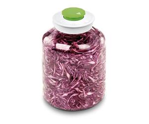 Tescoma 5L - Recipiente para pepinos o verduras, tarro de conservas, tapa con válvula