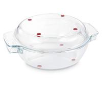 Tescoma 629084 GrandChef - Fuente redonda con tapa, cristal, 32 cm