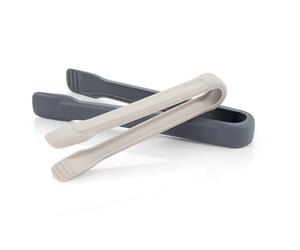 Tescoma 638214 - Juego de 2 pinzas de cocina de silicona, 25 y 18 cm, línea Compact