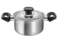 Tescoma 730916 Cacerola con tapa ø 16 cm, 1,5 l, acero inoxidable línea Brava