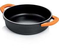 Tescoma 780488 Sartén antiadherente ø 28 cm con asas extraíbles de silicona, línea SmartCLICK, capacidad 4 litros