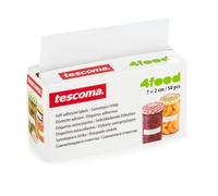 Tescoma 897012 - Etiquetas adhesivas para tarros y tarros, juego de 50 unidades, línea 4FOOD