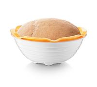 Tescoma CESTILLO con Bol para Pan CASERO Della CASA, Plástico, Amarillo, 22.5 x 10 x 22.5 cm