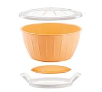 Tescoma Delicia Bol de plástico Fermentar Masa con Gel Calentador, Amarillo, 26,6 x 14,2 x 26,5 cm, 4 litros.