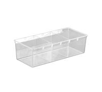 Tescoma - Organizador de bolsas de especias 29 x 13 cm, 4FOOD Transparent