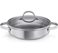 Tescoma Sartén profunda SteelCRAFT con tapa, diámetro 24 cm, 2 asas