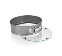 Tescoma Tartera abatible Delicia ø 24 cm, con fondo de cristal, metal