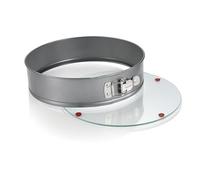 Tescoma Tartera abatible Delicia ø 28 cm, con fondo de cristal, metal