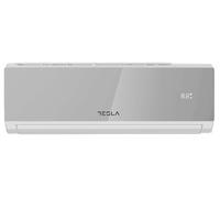 Tesla Aire Acondicionado Inverter Split 3.000 Frigorías [Hasta 30m2] (12.000 BTU) - Wi-Fi, Bomba de Calor Energético, Ultra Silencioso, Gas R32 (Gris)
