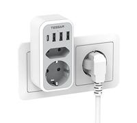 TESSAN Ladrón Enchufes USB con 1 Puerto Tipo C