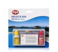 Test Kit Completo Cloro y pH para Piscina Medidor Analizador de Agua con Reactivos OTO y Phenol Red 15 ml Medicion de Cloro Bromo y pH para Piscinas Spa Jacuzzi Estuche Reutilizable FLUVIA