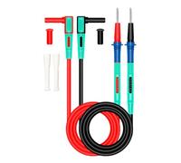 Test Leads - Pure Copper Core 122 cm Silicone Handle Probe | Heat Resistant Precision Heavy Duty Voltage Tester | Universal Multimeter Pins for Electrical Automotive HVAC Circuit Repair Maintenance