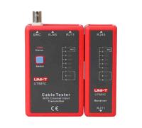 Tester cables red rj45 y telefono rj11 y bnc ut681c