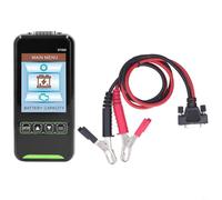 Tester Voltaje 12V 24V con Cable Kelvin 4 Hilos | Pantalla táctil color 3.2 pulgadas, lectura datos eficiente, interfaz intuitiva, para prueba rápida sistema