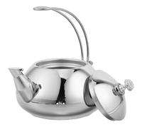 Tetera de Acero Inoxidable de 1,5 L con Filtro para Inducción | Asa Ergonómica y Agarre Cómodo, Separación de Hojas, Uso Doméstico para Té Suelto y Agua Caliente