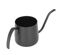 Tetera de café de Acero Inoxidable con Cuello de Cisne, Cafetera de Goteo con Mango Cómodo y Grueso con Báscula para Cafetera de Viaje Al Aire Libre (Mango de siete caracteres