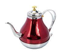 Tetera de Leche de Acero Inoxidable 1,8 L con Colador para Hogar | Ligera y Resistente al Frío, Boquilla Fina, Acabado Liso, para Té, Agua Caliente y Oficina