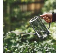 Tetera de riego de boquilla larga, hervidor de riego de flores para el hogar, hervidor de riego de plantas verdes, adecuado para plantas y uso al aire libre Gray