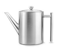 Tetera infusor de té CILINDRO MINUTO 1,2 l, plateado, acero inoxidable, Bredemeijer