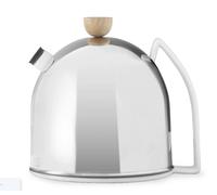 Tetera infusor de té THOMAS, 1,2 l, porcelana/acero inoxidable, Viva Scandinavia