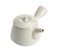 Tetera japonesa de cerámica, 170 ml, juego de té Gongfu con mango lateral y colador de té para té de hojas sueltas, diseño tradicional para una preparación perfecta