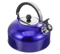 Tetera Silbante de Acero Inoxidable 2,5 L para Cocina | Base Plana, Asa Cómoda y Protección Térmica, Adecuado para Infusionar Té, Calentar Leche y Preparar Café